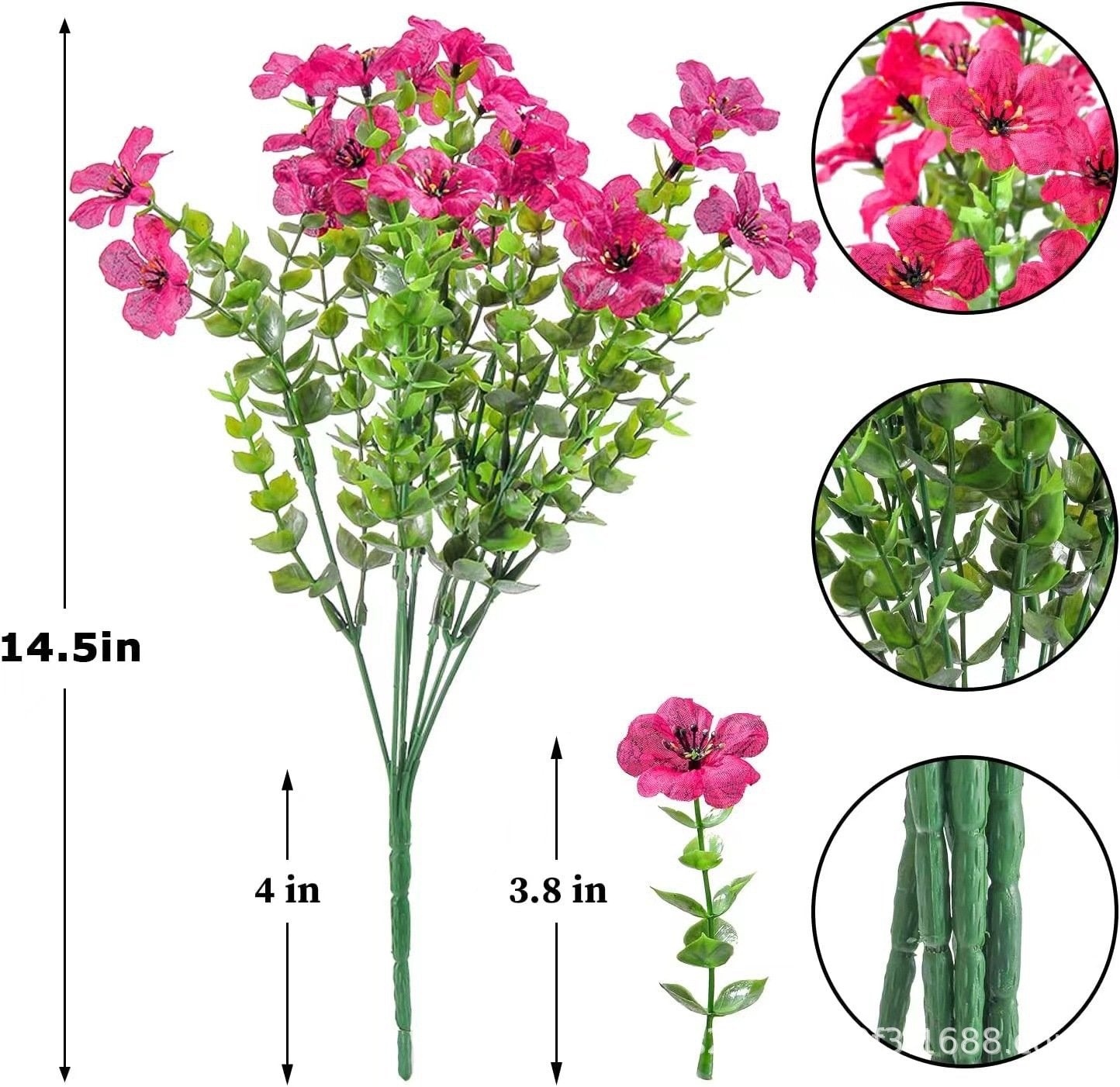 ๐ฅLast Day Only $6.99 ๐UV Resistant Colorful Faux Flower for Outdoors