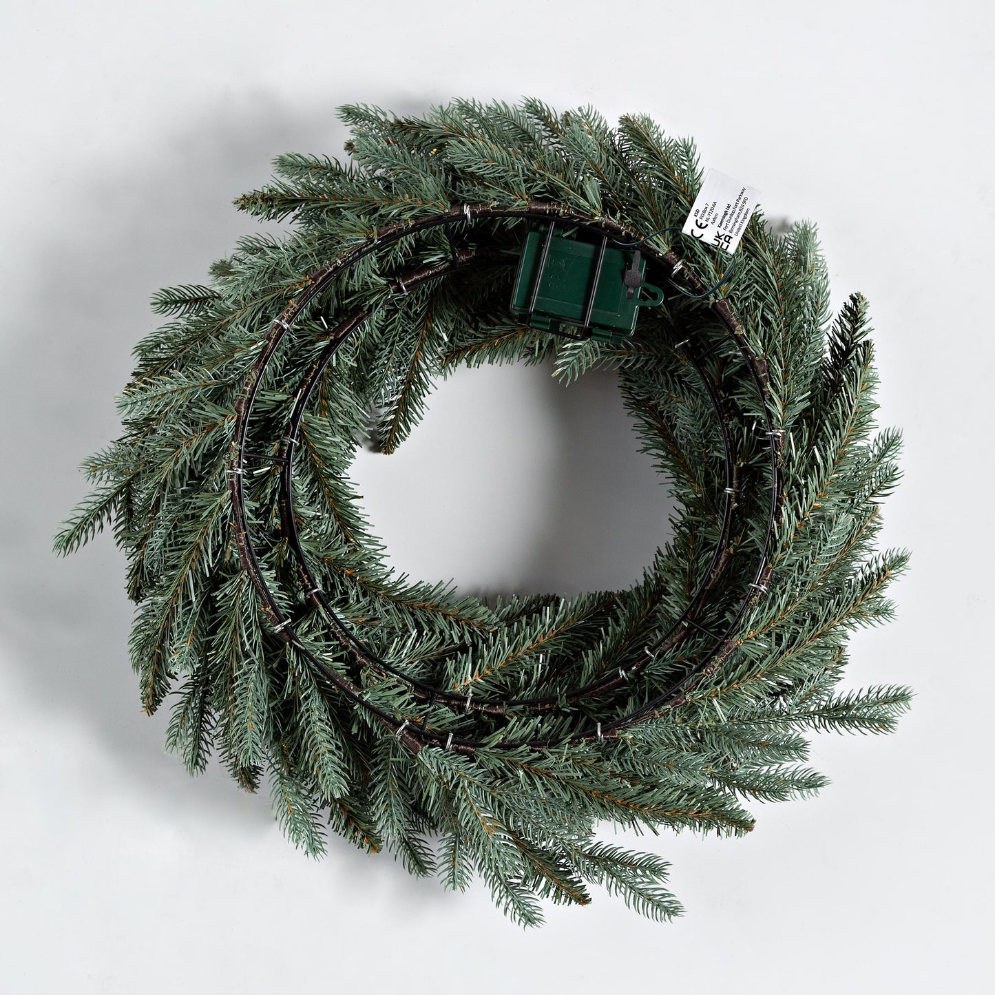 Misty Pine Lighted Holiday Wreath