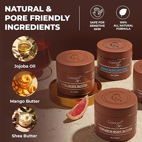 🔥Last day discount 70% OFF⏳King, Reign & Monarch – Luxurious Body Butters for Deep Moisture & Radiance
