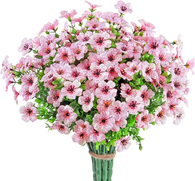 ๐ฅLast Day Only $6.99 ๐UV Resistant Colorful Faux Flower for Outdoors