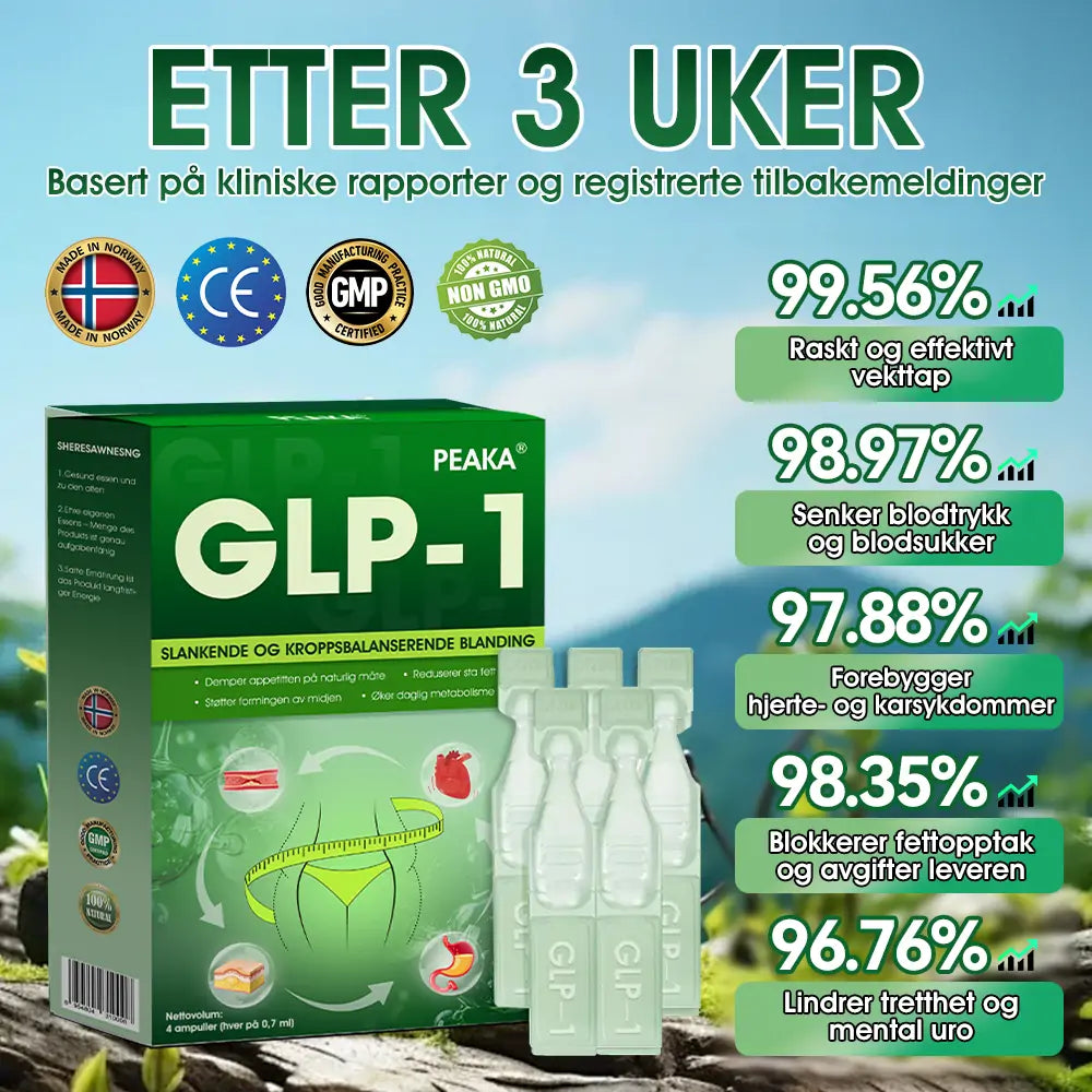 | Offisiell Butikk | 𝐏𝐄𝐀𝐊𝐀® 𝐆𝐋𝐏-𝟏 𝐕𝐞𝐤𝐭𝐭𝐚𝐩 𝐎𝐫𝐚𝐥 𝐋ø𝐬𝐧𝐢𝐧𝐠 – 👨⚕️ Fedme, Hjerte- og karsykdommer, Diabetes, Søvnapné, Leddproblemer og Mer🌺