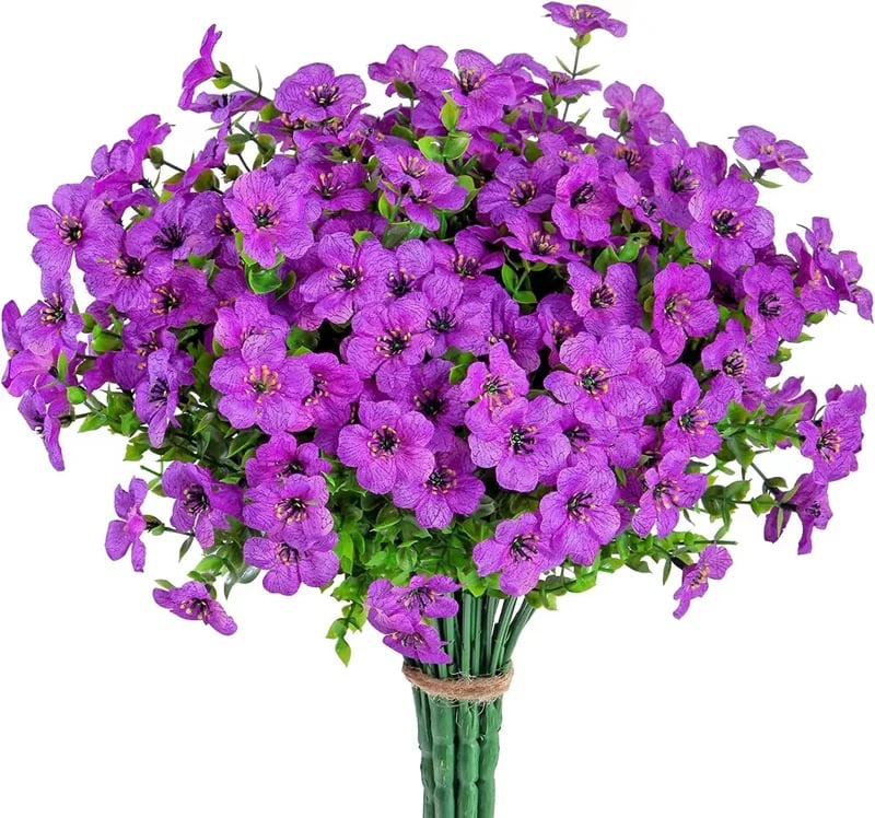 🔥Last Day Only $6.99 💐UV Resistant Colorful Faux Flower for Outdoors
