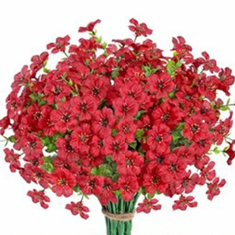 🔥Last Day Only $6.99 💐UV Resistant Colorful Faux Flower for Outdoors