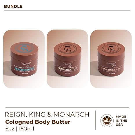 🔥Last day discount 70% OFF⏳King, Reign & Monarch – Luxurious Body Butters for Deep Moisture & Radiance