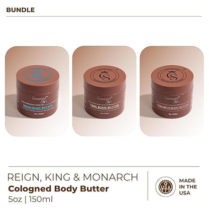 🔥Last day discount 70% OFF⏳King, Reign & Monarch – Luxurious Body Butters for Deep Moisture & Radiance
