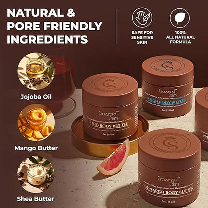 🔥Last day discount 70% OFF⏳King, Reign & Monarch – Luxurious Body Butters for Deep Moisture & Radiance
