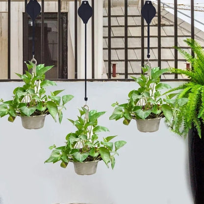 Last Day 49% 0FF🌳Plant Pulley Set For Garden Baskets Pots. Birds Feeder