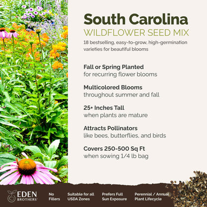 South Carolina Wildflower Seed Mix